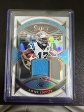 2024 Select White Prizm Xavier Legette Panthers RC Rookie Patch 19/75