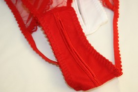 Agent Provocateur ~ FIA  ~ pink mesh ouvert brief BNWT AP2 UK 12