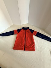 PUMA Track Coat Kids Size 6 Red Jacket Boys