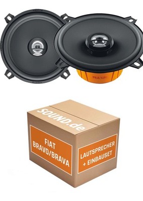 Lautsprecher vorne Hertz DCX 130.3 für Fiat Bravo Typ 182 | 2x Tief-Mitteltöner 