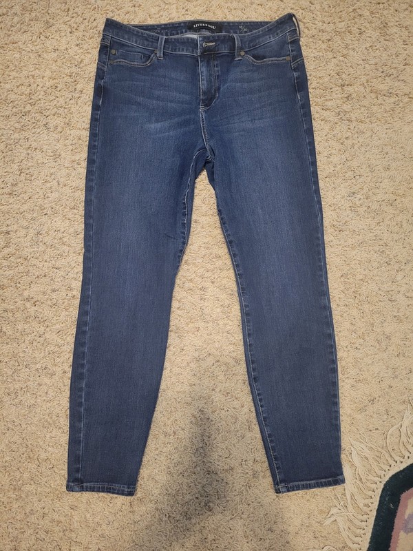 LIVERPOOL Dark Wash Jeans SZ 10/30