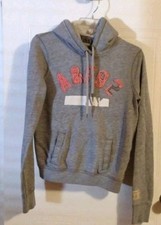 vintage abercrombie and fitch Pullover Hoodie Sweatshirt Distressed Size M
