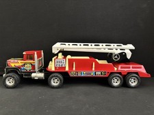 Pompiers Timton Falls Large Metal Fire Engine Truck No.2521 vintage toy fireco