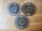 Ampex 7” Plastic Take Up Reel. Set Of 3