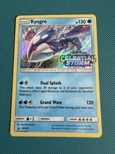 Kyogre - Black Star Promo Stamped Prerelease Celestial Storm #SM129  - NM on eBay