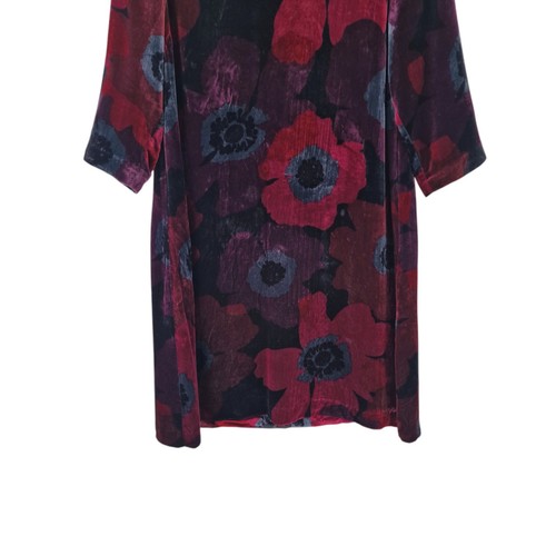 Seasalt Damen Samtkleid UK 12 Trevissick Seide Viskose burgund gefüttert - Bild 3 von 15