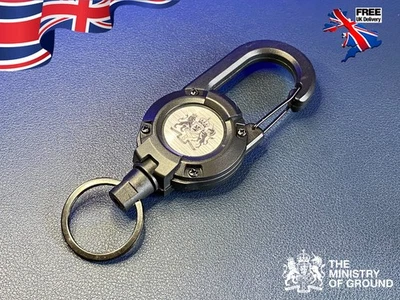 THE MINISTRY OF GROUND MINISTRY OF GROUND 60CM BLACK HEAVY DUTY LANYARD FOR METAL DETECTOR PINPOINTERS