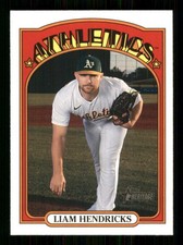 2021 Topps Heritage #397 Liam Hendriks Oakland Athletics TW4424
