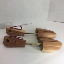 Nordstrom Cedar Shoe Trees XL Rochester Adjustable Wood Pair Made in USA