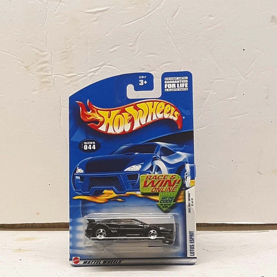 Coche de metal fundido a presión Lotus Esprit escala 1:64 Hot Wheels negro 2002 Foto 3 de 3