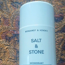 Salt & Stone Bergamot & Hinoki Deodorant Stick, Solid Formula Unisex