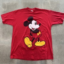 Disney Mickey Mouse Vintage Single Stitch Made In USA T shirt 5XL Night OS