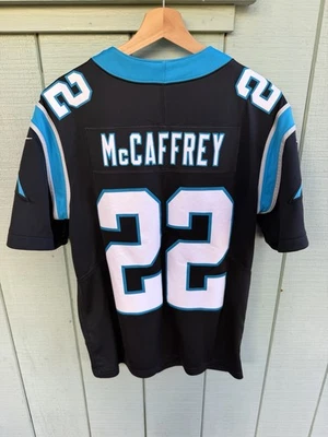 Nike Christian McCaffrey Carolina Panthers Jersey Mens Medium Black 22 NFL Field - Image 1 of 4