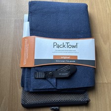 PackTowl Oryginalny ręcznik - Niebieski - Pakiet XL Ręcznik Podróż Camping Wędkarstwo Turystyka