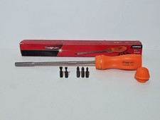 Snap-on Tools Usa New Orange Hard Grip 8 Shaft Ratcheting Screwdriver Ssdmr8a Snap-on Tools Usa New Orange Hard Grip 8 Shaft Ratcheting Screwdriver Ssdmr8a