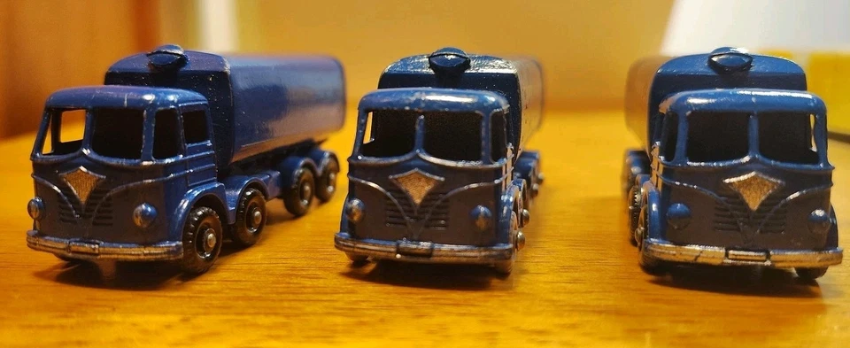 Lot Of 3 Vintage Lesney Matchbox #10 Sugar Container Truck 1961 - Image 2 of 4