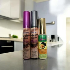 Set of Prosa Mascaras: 4 en 1 Maxi-Volume, Professional Silicone & Avocado Oil.