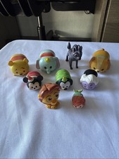 Disney Tsum Tsum Vinyl Toys Collectible Figures Animals Characters Toy Set Lot 