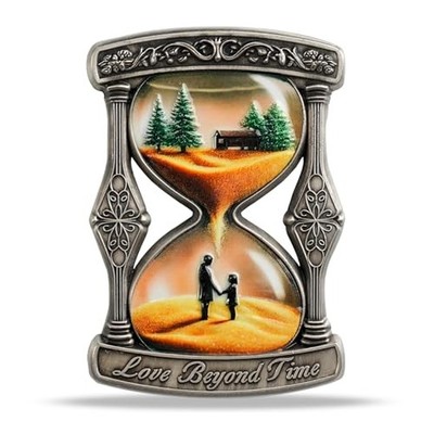 Love Beyond Time Hourglass Fridge Magnet Love Refrigerator Magnet Family Love 
