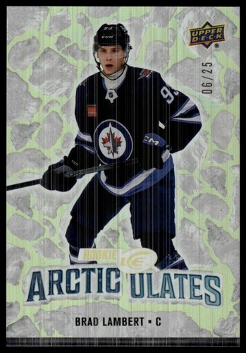 2024-25 Upper Deck Ice #AT-57 Brad Lambert Arcticulates Gold #/25 SN