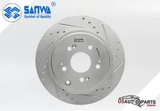 REAR LH BRAKE ROTOR SOLID & GEOMET COATED D&S 334 mm FOR HONDA RIDGELINE 06-14