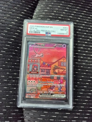 PSA 8 MEW EX 053 Sv: Scarlet & Violet 151 Ultra Premium Collection Holo