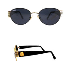 Men's Sunglasses Made In Italy 90's Oval Metal Women's 1358 UNLIMITED