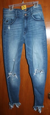 KANCAN Ladies' Size 28 (9) SKINNY ANKLE JEANS (25'' inseam; KC9149D Cut 32672)