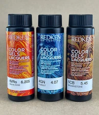 Redken Color Gels Lacquers Permanent Liquid Color For Hair Color 2 oz
