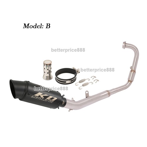 For VOGE LX30OR RR 2023~2025 Exhaust Headers Pipe Link Muffler With DB Killer - Picture 4 of 12