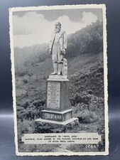 Vintage Postcard - Monument to Devil Anse Hatfield Clan Leader - Hatfield McCoy