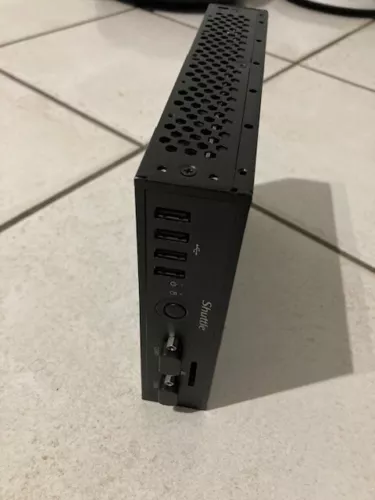 MINI PC SHUTTLE XPC DS47 SSD Crucial 128GB 8GB RAM-Win10-Fanless-Ultra-slim