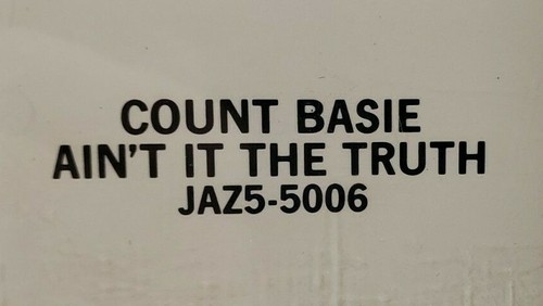Count Basie 'Ain't It The Truth/JAZ 5006/Jazz Man' Cassette 1St American Rec 81' - Imagen 3 de 11