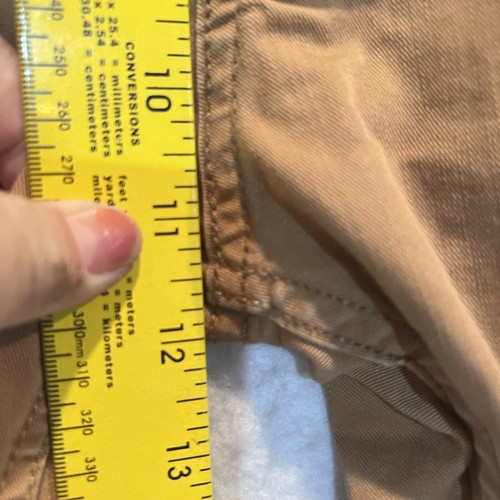 Levis Mens 505 Jeans 36 Tan Brown Denim - Picture 5 of 10