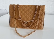 BRAUNE DAMEN TASCHE STEPPDESIGN UMHÄNGETASCHE SCHULTERTASCHE HANDTASCHE BLOGGER 