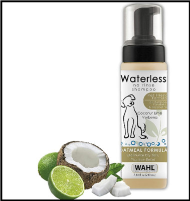 Wahl Pet Friendly Waterless No Rinse Shampoo for Animals   Oatmeal & Coconut