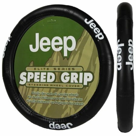 ⭐️⭐️⭐️⭐️⭐️ New Authentic Jeep SUV Truck Synthetic Leather Steering Wheel Cover - Image 2 of 4