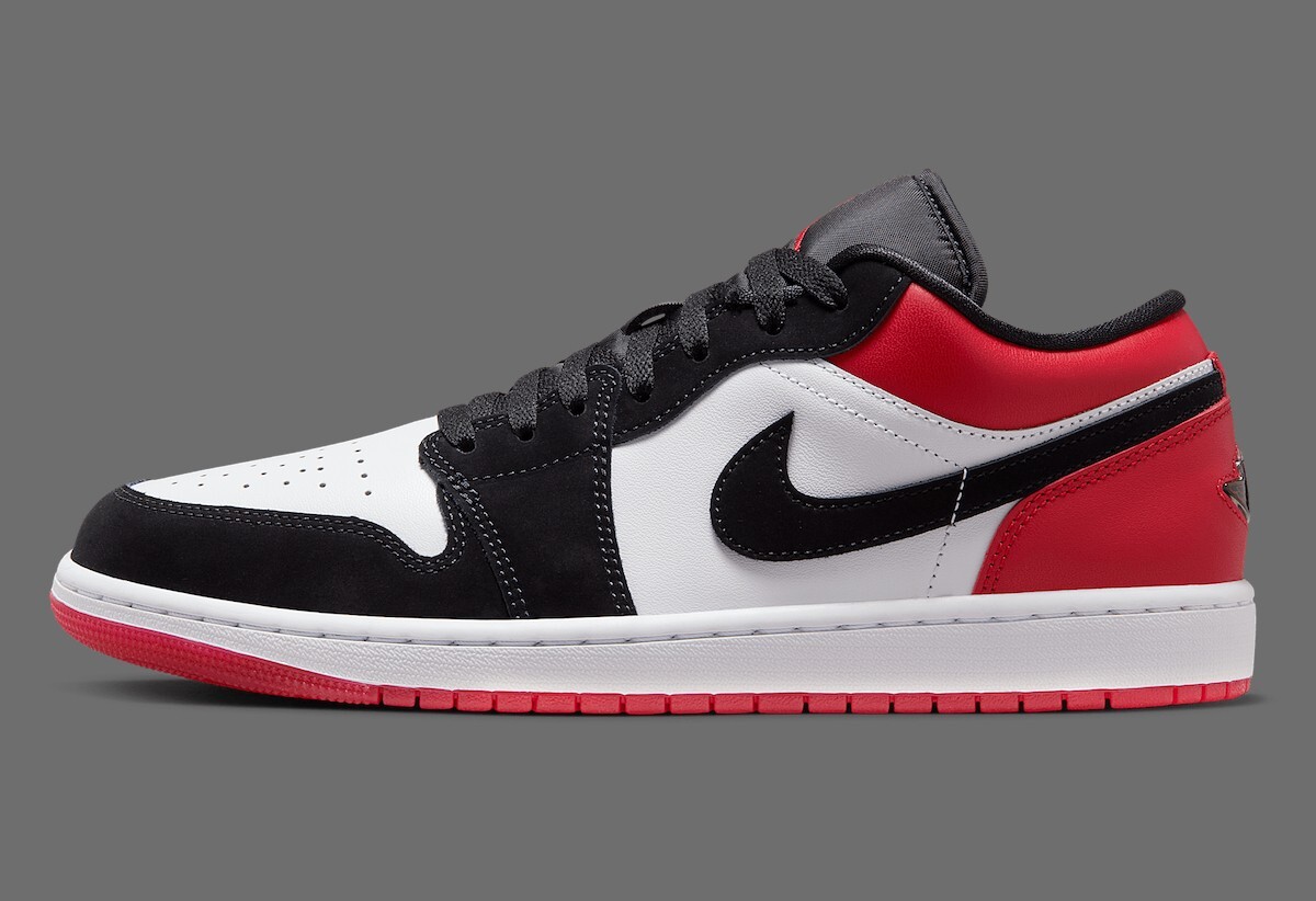 Nike Air Jordan 1 Low SE Shoes White Black Varsity Red IB8971-106