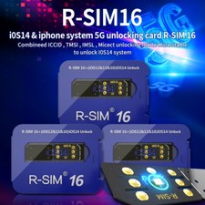 Upgrade RSIM 16 Nano Unlock Card for iPhone 12Pro/12 Pro Max X XS Max 8 iOS14 UK