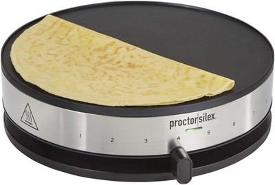 Electric Crepe Maker with 13  Nonstick Griddle for Eggs, Pancakes, Omelets