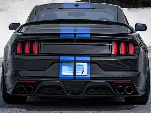 Labio de alerón trasero de fibra de carbono real para Ford Mustang GT350R 2015-2022 - Imagen 8 de 18
