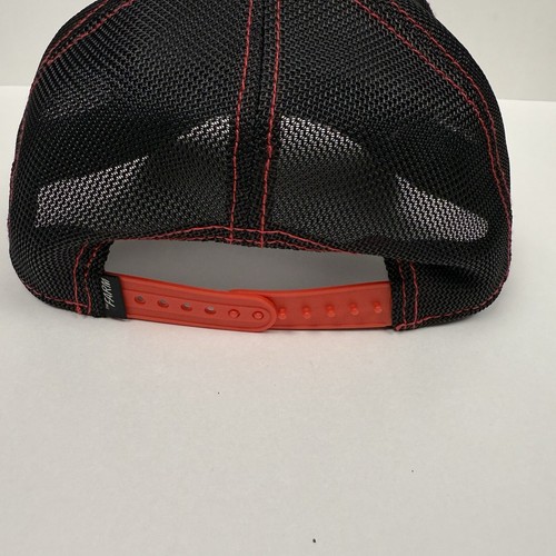 Goorin Bros Animal Farm Hat Trucker Baseball Snapback Cap TORO Bull Black Red - Picture 4 of 8