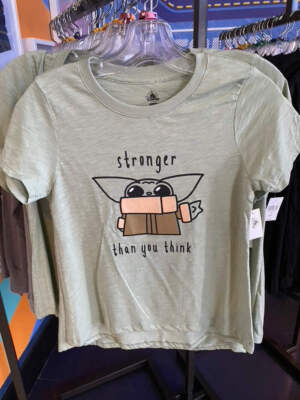 Disney Star Wars Stranger Than You Think Baby Yoda Damen Shirt