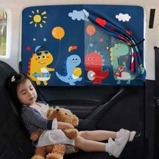 Magnetic Cartoon Car Curtain CarSide Sunshade Car Side Window Visor for Children