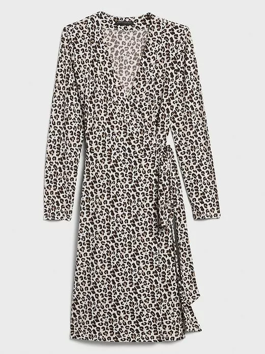 Leopard dress top banana republic