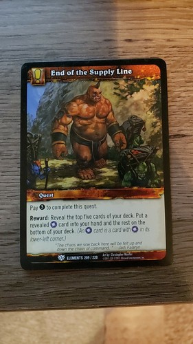 World of Warcraft WoW TCG War of the Elements Cards /220 - YOU PICK - Picture 130 of 137
