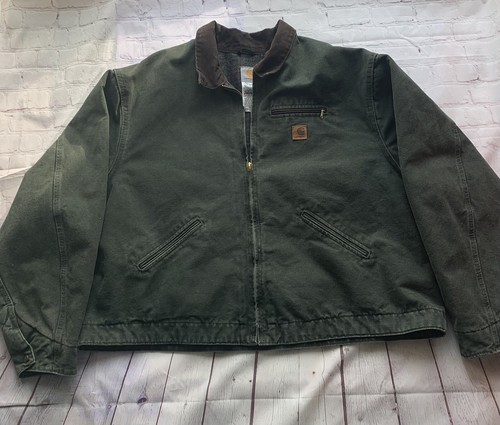 carhartt moss green jacket