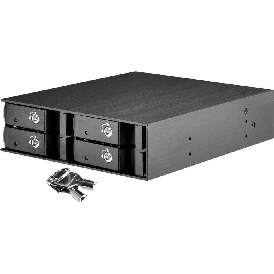 SilverStone SST-FS204B, Wechselrahmen, schwarz - Bild 3 von 4