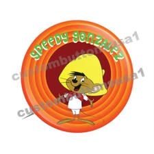 SPEEDY GONZALEZ BUTTON - PINBACK - WARNER BROS. LOONEY TUNES - Mexico