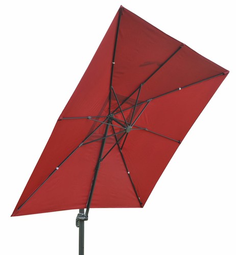 Gastronomie-Luxus-Ampelschirm HWC, Sonnenschirm 3,5x3,5m - Bild 2 von 16